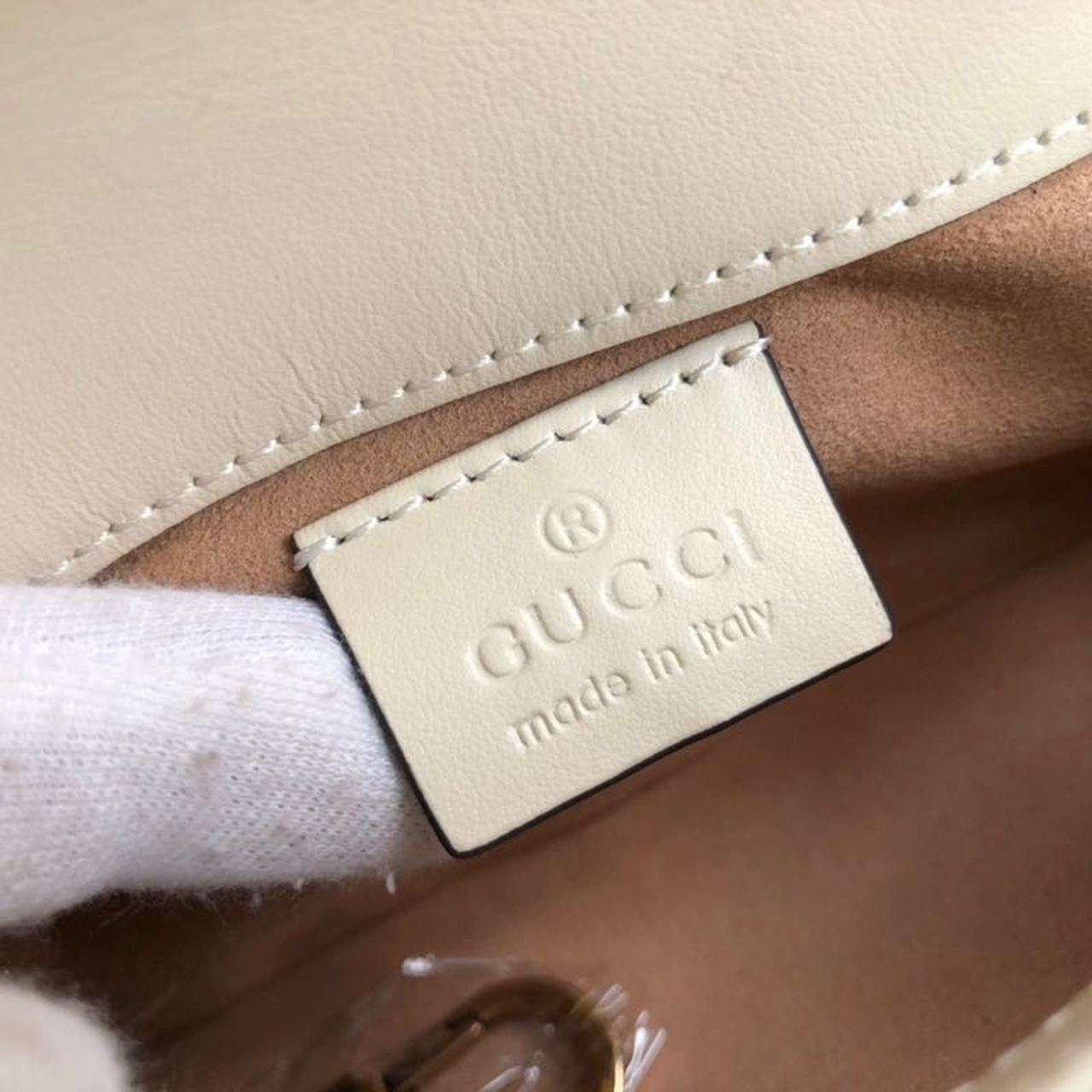 gg Marmont Matelassé Super Mini Bag White Matelassé Chevron For Women 6.2in/16.5cm gg 476433 DTDCT 9022