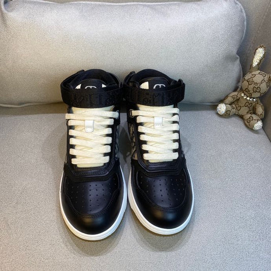 BL - DIR B27 BLACK HIGH-TOP SNEAKER