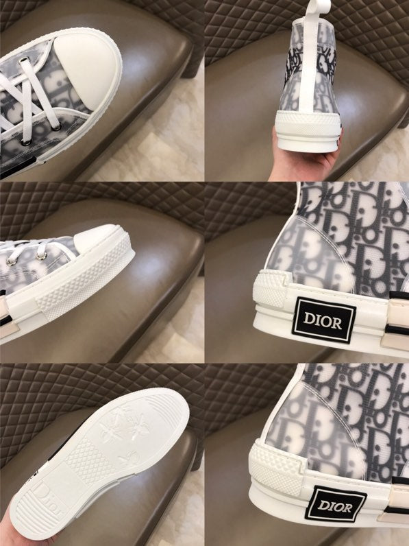 BL - DIR B23 Black and White HIGH-TOP SNEAKER