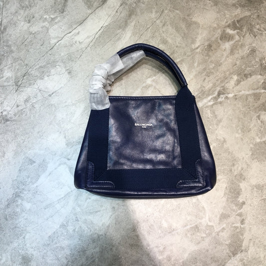 Balen Navy XS Tote Bag In Blue, For Women, Bags 12.6in/32cm