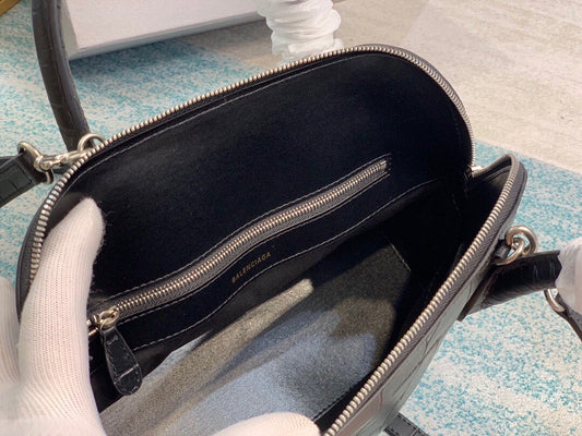 Balen Ville XXS Handbag In Black, For Women, Bags 8.6in/22cm