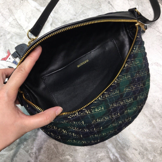 Balen Souvenir XXS Belt Bag In Black, For Women, Bags 11.8in/30cm