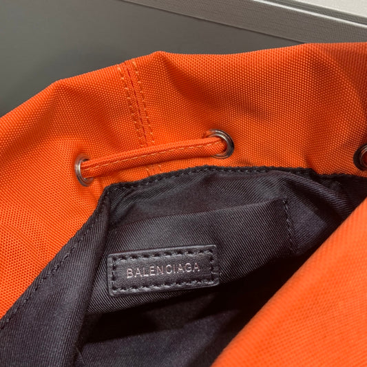 Balen Le Cagole Medium Bucket Bag In Orange, For Women, Bags 11.8in/30cm