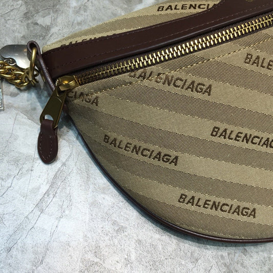 Balen Souvenir XS Belt Bag In Brown, For Women, Bags 9.5in/24cm
