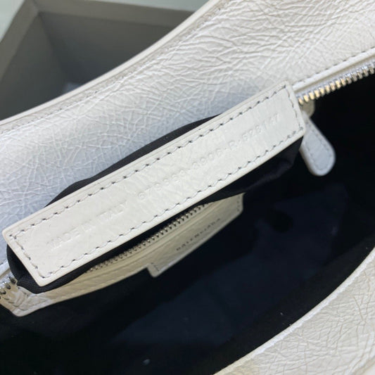 Balen Neo Cagole XS Handbag In White , For Women, Bags 10.2in/26cm 700940210B09104