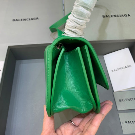 Balen Gossip Small Shoulder Bag Green, For Women, Bags 9.1in/23cm