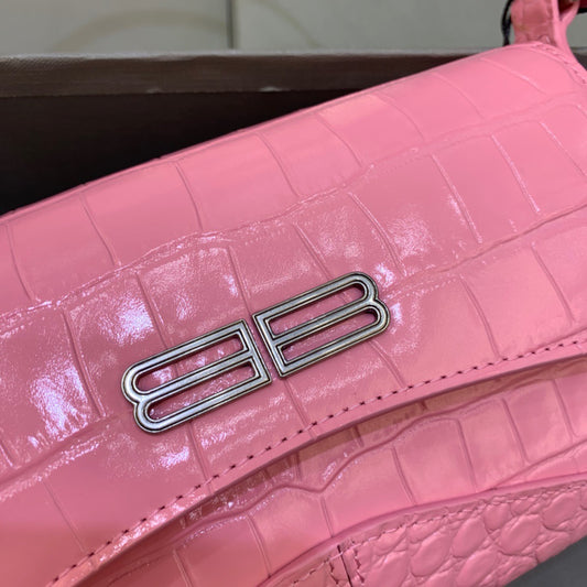 Balen XX Small Flap Bag Box Pink, For Women, Bags 10.6in/27cm 6956452108Y5812