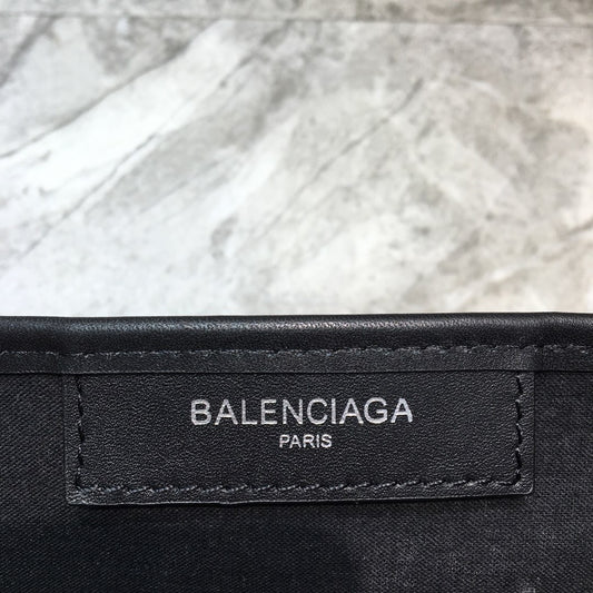Balen Navy XS Tote Bag In Black, For Women, Bags 12.6in/32cm 3903462HH3N9260