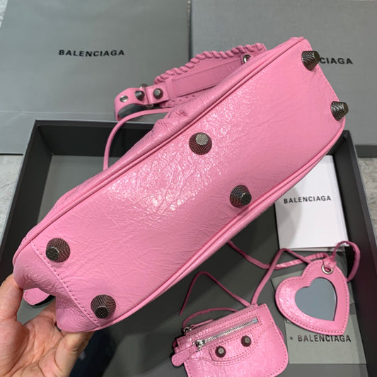 Balen Le Cagole XS Shoulder Bag In Pink, For Women, Bags 13in/33cm