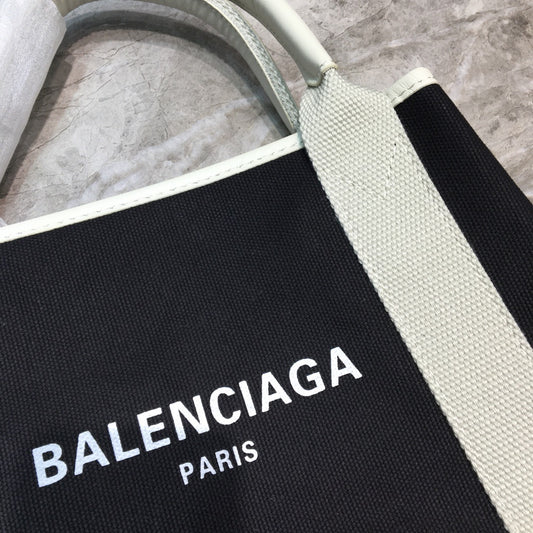Balen Navy XS Tote Bag In Black, For Women, Bags 12.6in/32cm
