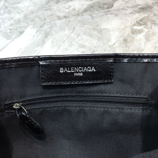 Balen Navy XS Tote Bag In Black, For Women, Bags 12.6in/32cm