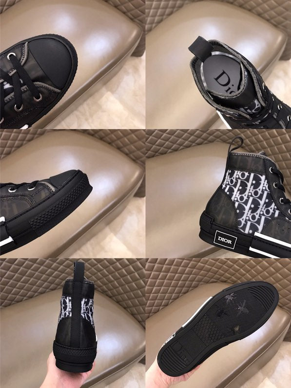 BL - DIR B23 Black HIGH-TOP SNEAKER