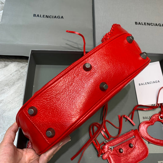 Balen Le Cagole XS Shoulder Bag In Red, For Women, Bags 13in/33cm