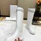 DIOR D RACER BOOT CALFSKIN WHITE