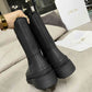 DIOR TRIAL ANKLE BOOTS LEATHER BLACK