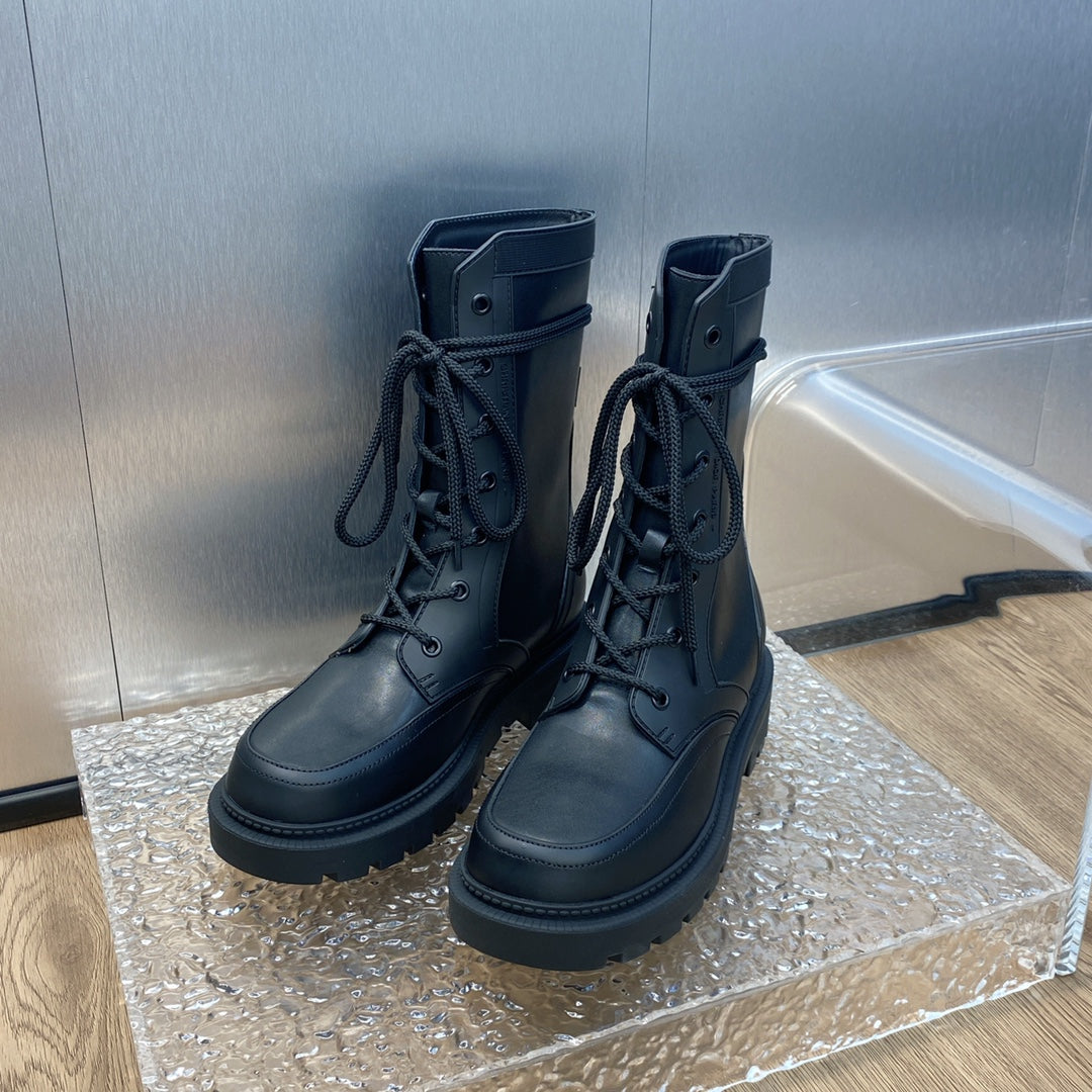 DIOR D TRAP ANKLE BOOT BLACK
