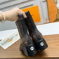 LV JAZZ BOOTS MONOGRAM EBENE BROWN 1ADBKP