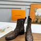 LV JAZZ BOOTS MONOGRAM EBENE BROWN 1ADBKP
