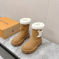 LV ANKLE BOOTS IN BRONZE BROWN