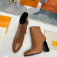 LV SILHOUETTE ANKLE BOOT BROWN