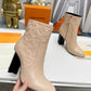 LV SILHOUETTE ANKLE BOOT BEIGE
