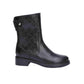 GUCCI WOMEN'S GUCCISSIMA SHORT ZIP BOOTS BLACK