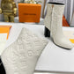 LV SILHOUETTE ANKLE BOOT WHITE