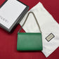 gg Super Mini Dionysus Chain Bag Emerald Green Metal-Free Tanned For Women 4in/11cm gg