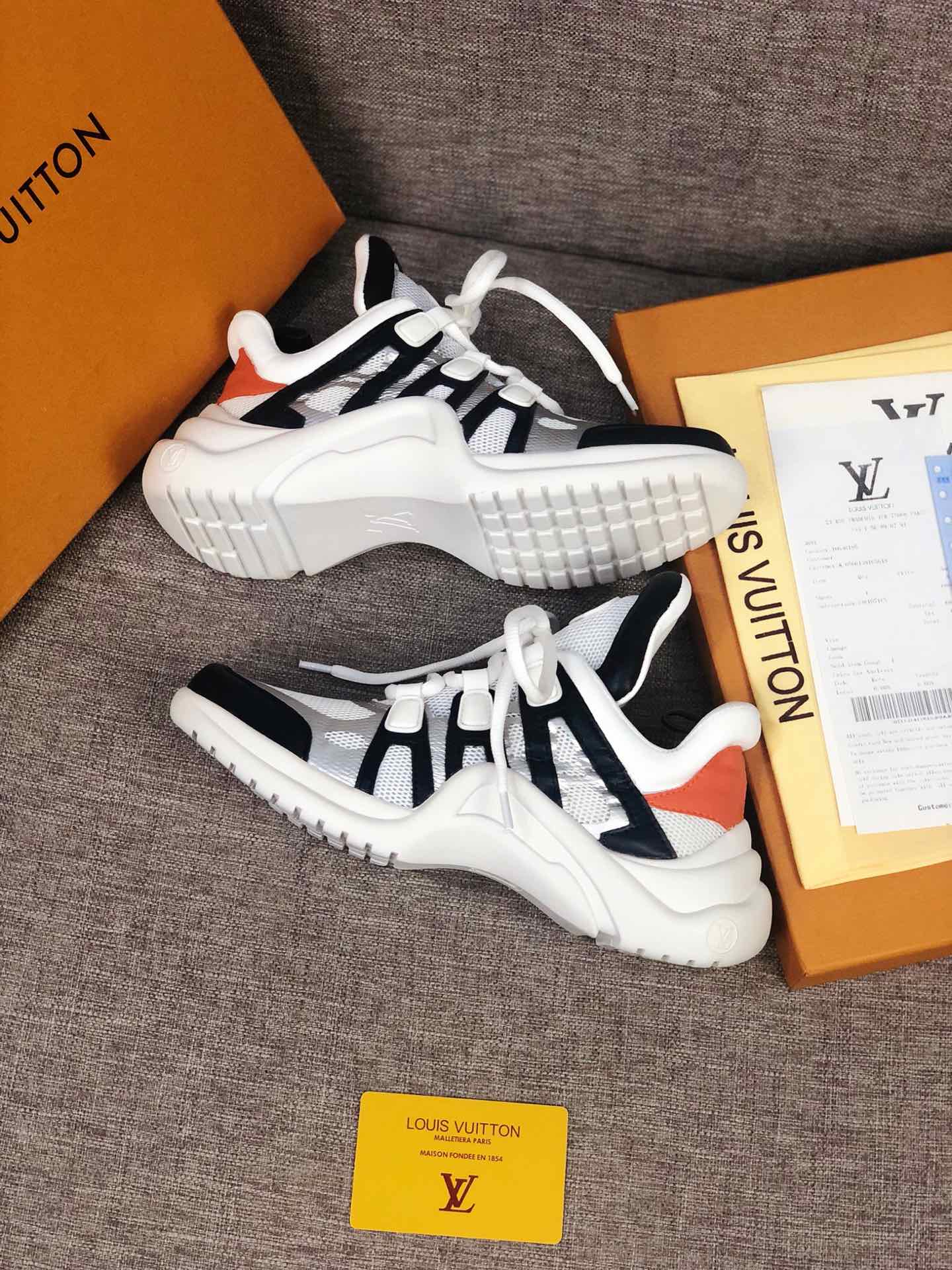 BL - LUV Archlight White Black Orange Sneaker