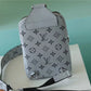 LV Outdoor Sling Bag Taigarama Gunmetal Gray For Men, Bags, Crossbody Bags 8.3in/21cm LV 