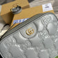 gg Matelasse Shoulder Bag Grey For Women, Women&#8217;s Bags 8.5in/22cm gg 702234 UM8HG 1563