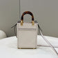 FI Sunshine Shopper White Mini Bag For Woman 13cm/5in