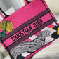 DI Medium Book Tote Pink, For Women, Women’s Handbags 14in/36cm CD