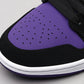 BL - AJ1 black and purple toes