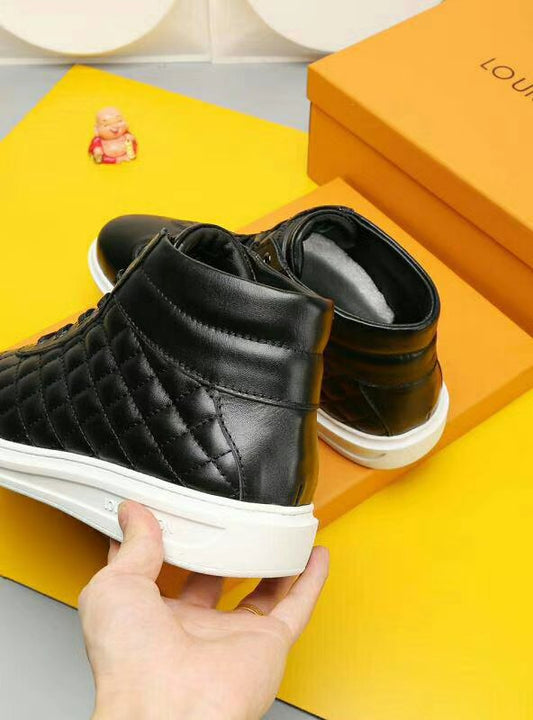 BL - LUV HIgh Top Metal Black Sneaker