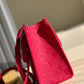 LV OnTheGo PM Tote Bag Monogram Empreinte Rosy For Women, Women’s Handbags, Shoulder And Crossbody Bags 9.8in/25cm LV M45660