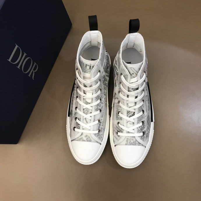 BL - DIR B23 Newspaper HIGH-TOP SNEAKER