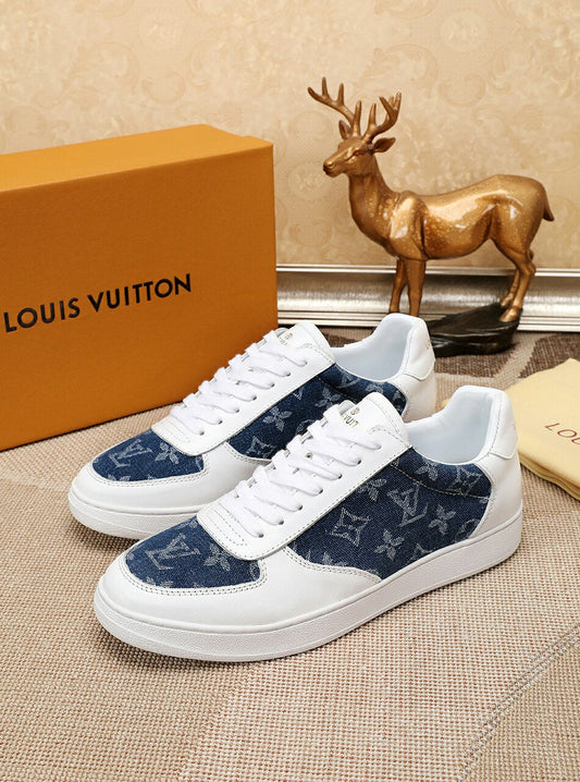 BL - LUV BLnogram Denim Blue Sneaker