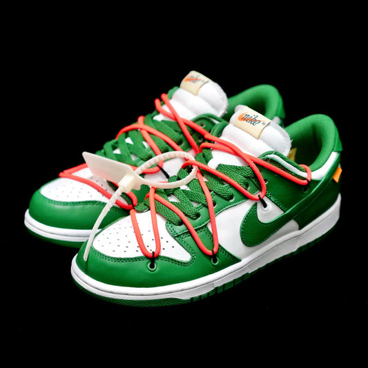 BL - OW x Dunk Low White Green