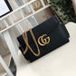gg Marmont Mini Chain Bag Black For Women 7.9in/20cm gg