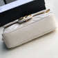 gg Marmont Matelassé Super Mini Bag Dusty White Chevron For Women 6.2in/16.5cm gg 476433 DTDCT 9022