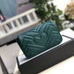 gg Marmont Matelassé Super Mini Bag Green Matelassé Chevron For Women 6.2in/16.5cm gg