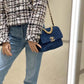 CHL 19 Handbag Denim Blue For Women, Women&#8217;s Flap Bag, Shoulder And Crossbody Bags 10.1in/26cm AS1160 B02876 N6832