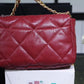 CHL 19 Handbag 26cm Burgundy For Women AS1160