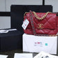 CHL 19 Handbag 26cm Burgundy For Women AS1160