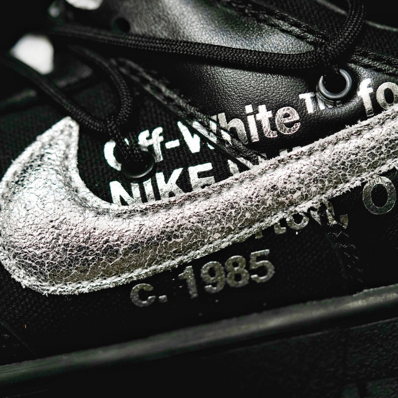 BL - OW x Dunk (NO.50) Black Silver