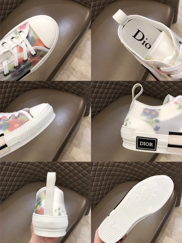 BL - DIR B23 Flowers Print LOW-TOP SNEAKER