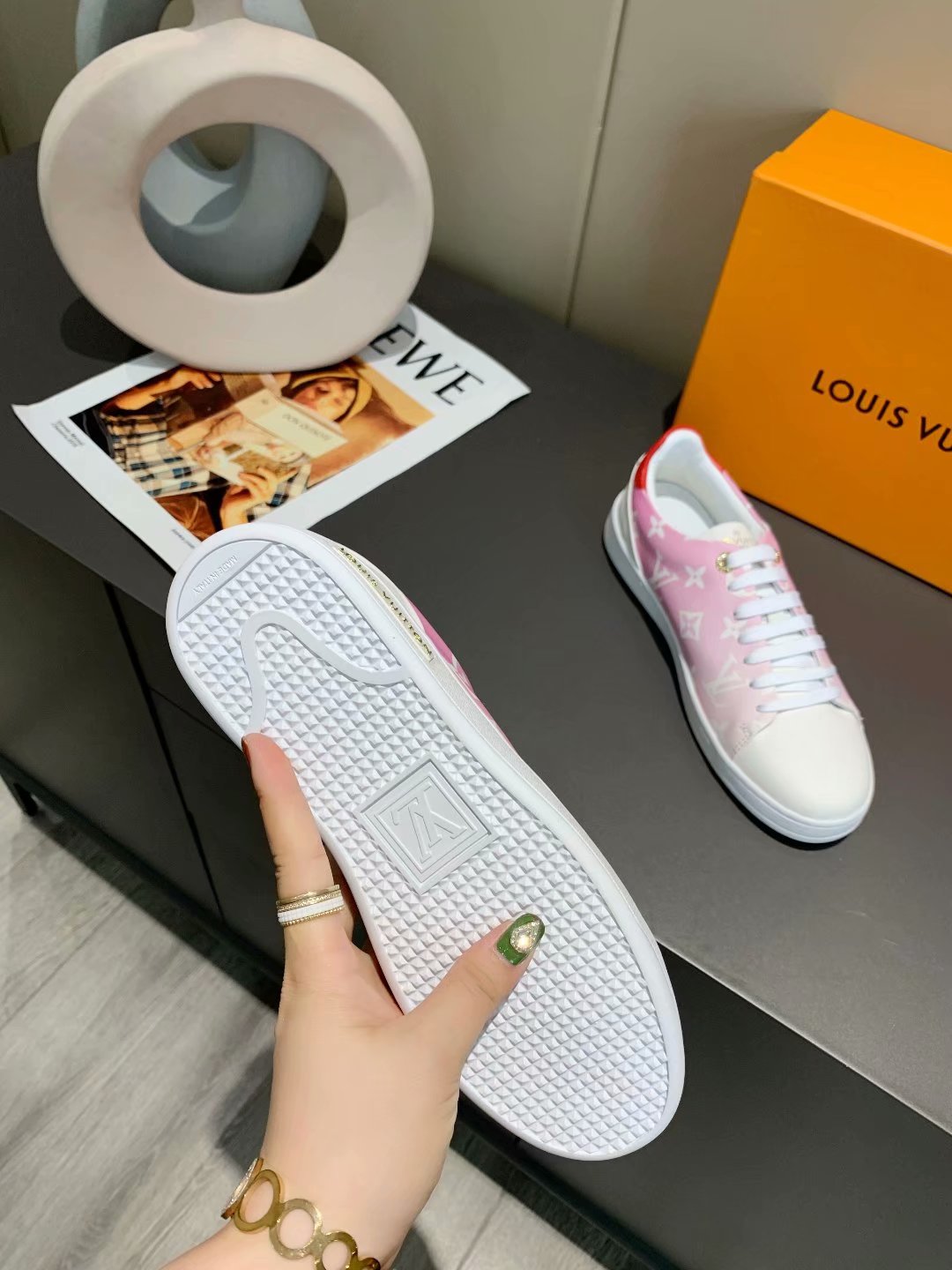 BL - LUV Time Out Orange White Sneaker