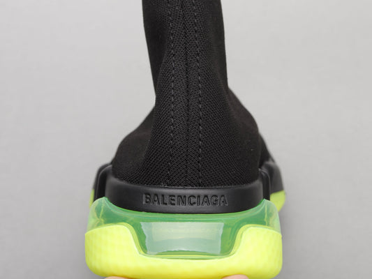 BL - Bla Socks Air Cushion Black Green Sneaker