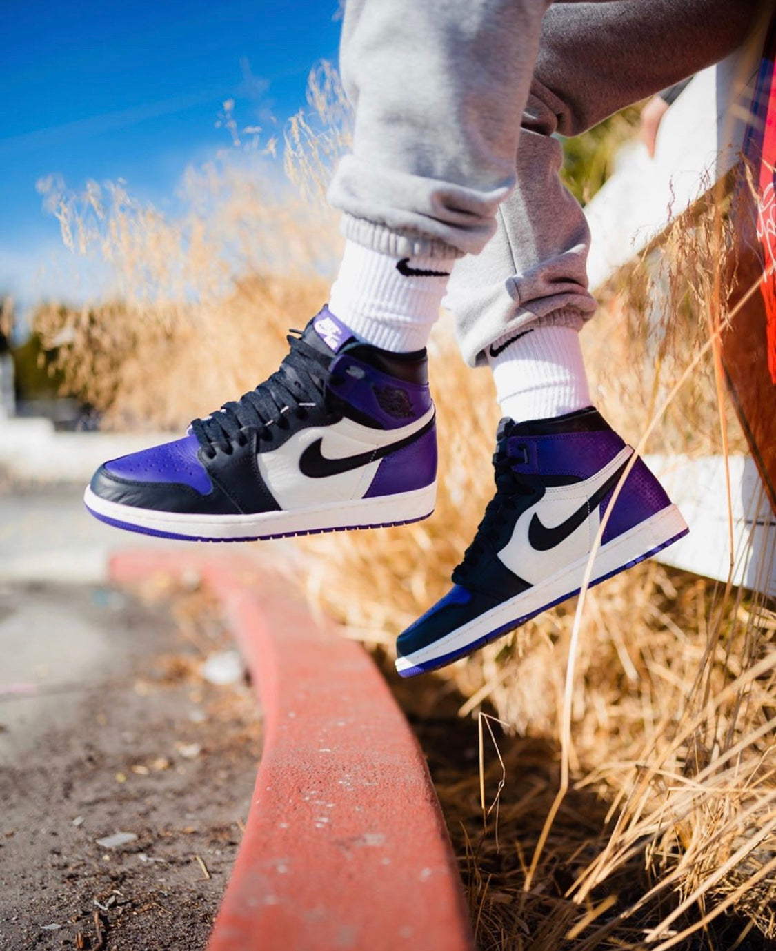 BL - AJ1 Purple Toe